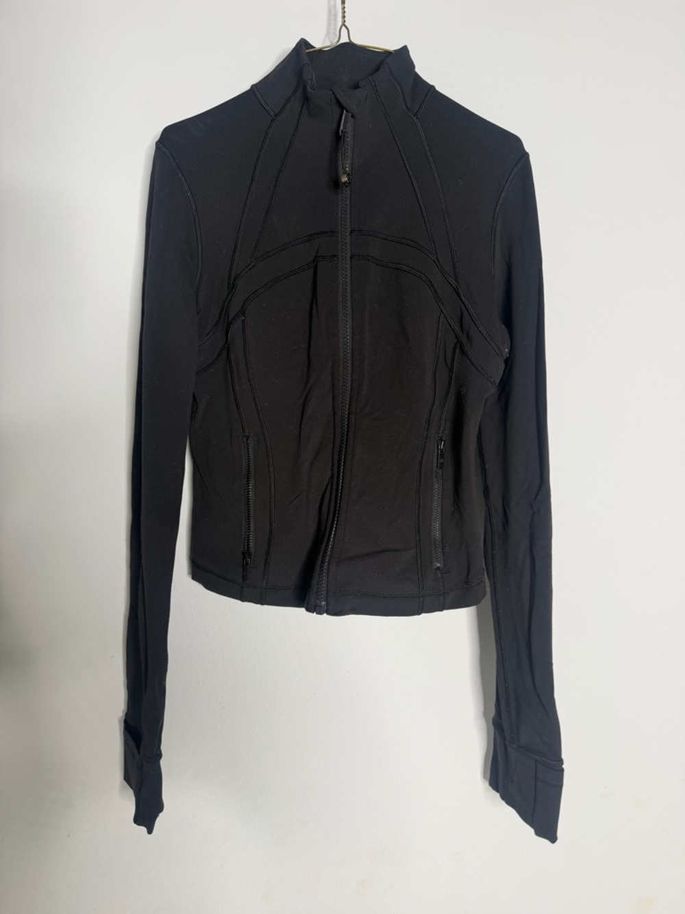 Lulu Lemon Define Cropped Jacket: Black Women’s Zip-Front Jacket